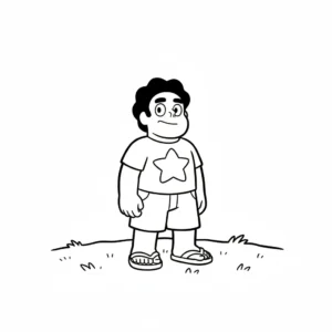 coloriage Steven Universe à imprimer gratuit
