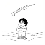coloriage Steven Universe pour enfant de 3 ans