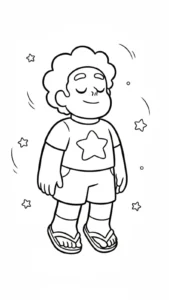 coloriage Steven Universe educatif pour enfant