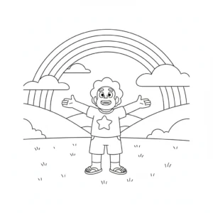 coloriage Steven Universe gratuit