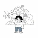 télécharger coloriage Steven Universe gratuit