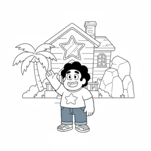 télécharger coloriage Steven Universe gratuit