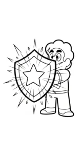 coloriage Steven Universe pour enfant de 6 ans