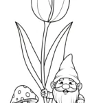 coloriage Tulipe updated en ligne pour enfant
