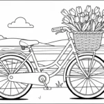 coloriage Tulipe updated à imprimer gratuit
