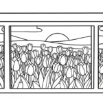coloriage Tulipe updated gratuit a imprimer