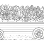 coloriage Tulipe updated pour enfant de 7 ans
