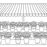 imprimer coloriage Tulipe updated
