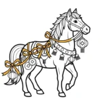coloriage Nouvel An Chinois 2026 pour enfant de 4 ans