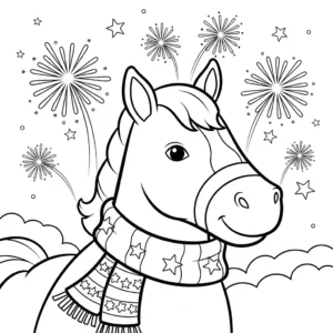 coloriage Nouvel An Chinois 2026 a dessiner et imprimer