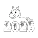 coloriage Nouvel An Chinois 2026 gratuit