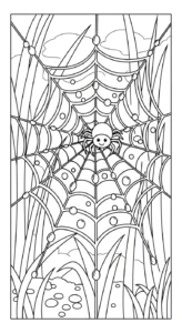 image de coloriage Araignée updated pour enfant