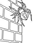 coloriage Araignée updated pour enfant de 6 ans