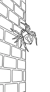 coloriage Araignée updated pour enfant de 6 ans