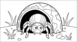coloriage Araignée updated pour enfants à imprimer