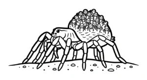 coloriage Araignée updated pour enfant de 5 ans