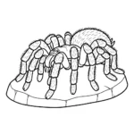 coloriage Araignée updated pour enfant de 2 ans