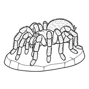 coloriage Araignée updated pour enfant de 2 ans