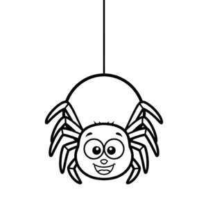 coloriage Araignée updated educatif pour enfant