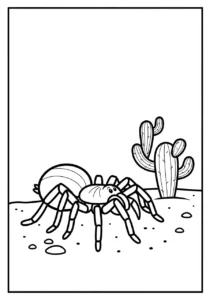 coloriage Araignée updated en ligne pour enfant