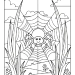 coloriage Araignée updated pour enfant de 6 ans