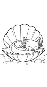 coloriage Axolotl updated et dessin a imprimer