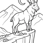 imprimer coloriage Chèvre
