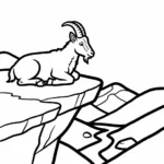 coloriage Chèvre pour enfant de 6 ans