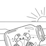 coloriage Crabe updated gratuit en ligne