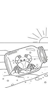 coloriage Crabe updated gratuit en ligne