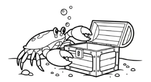 imprimer coloriage Crabe updated gratuit