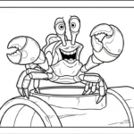 coloriage Crabe updated pour enfant de à imprimer