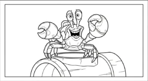 coloriage Crabe updated pour enfant de à imprimer