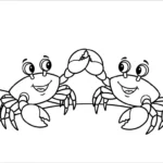 coloriage Crabe updated et dessins