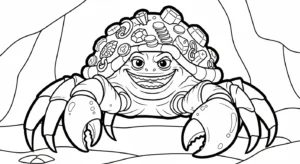 coloriage Crabe updated a imprimer gratuitement