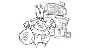 coloriage Crabe updated pour enfants à télécharger