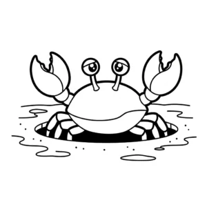 coloriage Crabe updated pour enfant gratuit