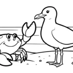 coloriage Crabe updated pour enfants à imprimer