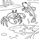 coloriage Crabe updated à imprimer pour enfant de 2 ans