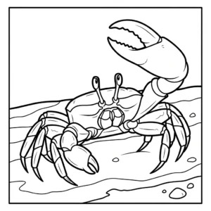 imprimer coloriage Crabe updated gratuit
