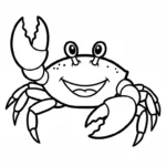 coloriage Crabe updated à imprimer pdf