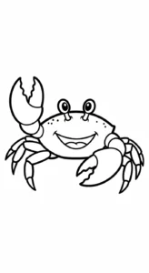 coloriage Crabe updated à imprimer pdf