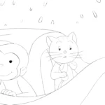 coloriage Curious George à imprimer pdf