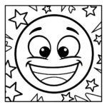 coloriage Emoji updated à imprimer pour enfant de 2 ans