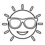 coloriage Emoji updated à imprimer pour enfant de 3 ans