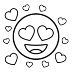 coloriage Emoji updated et decoupage a imprimer gratuit