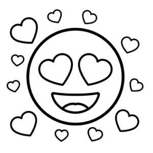 coloriage Emoji updated et decoupage a imprimer gratuit