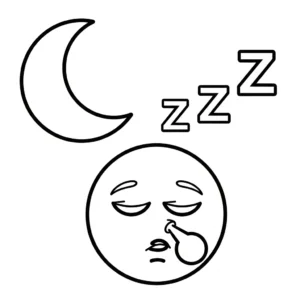 coloriage Emoji updated à imprimer pour enfant de 3 ans