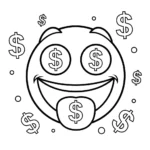 coloriage Emoji updated à imprimer pour enfant de 2 ans