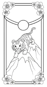 coloriage Enveloppe Rouge à imprimer pdf gratuit